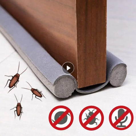 Bande d'étanchéité pour bas de porte, Flexible, anti-poussière, anti-bruit